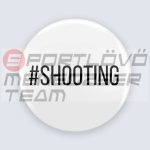 Kitűző Shoot 002 #SHOOTING Fehér  